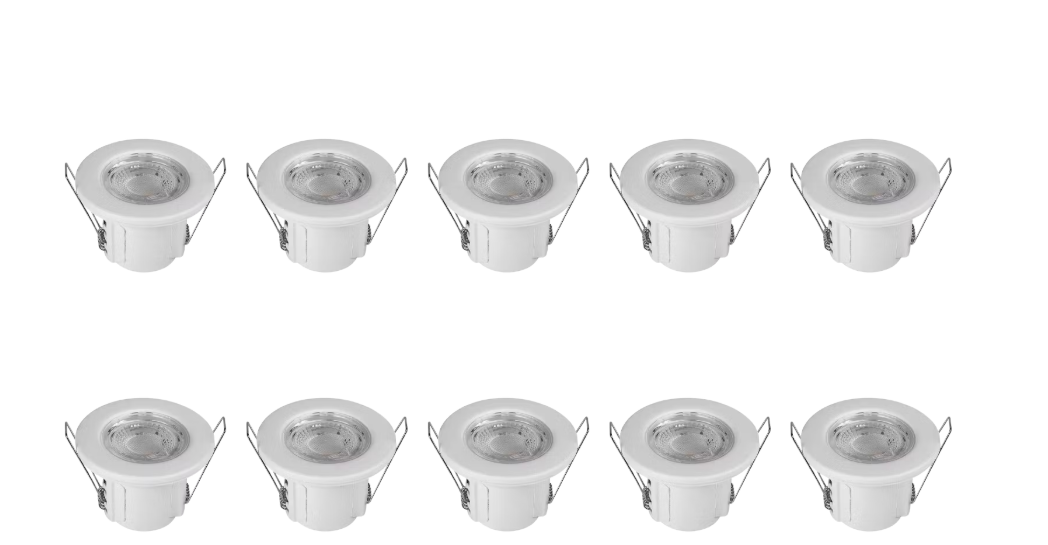 V-Tac VT-885 Spot encastré LED - 10 pièces - 5W - 3000K/4000K - IP65 - Avec puce LED Samsung
