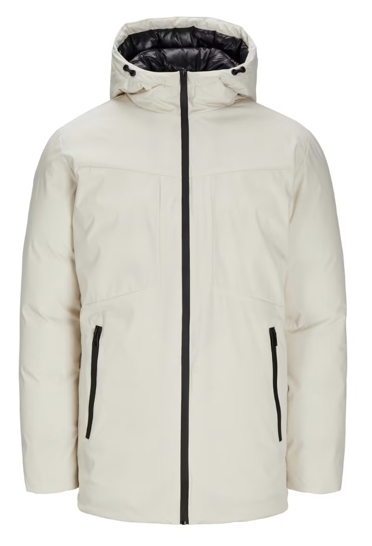 Jack & Jones Planet Parka Veste Homme - Taille M - Couleur Crème