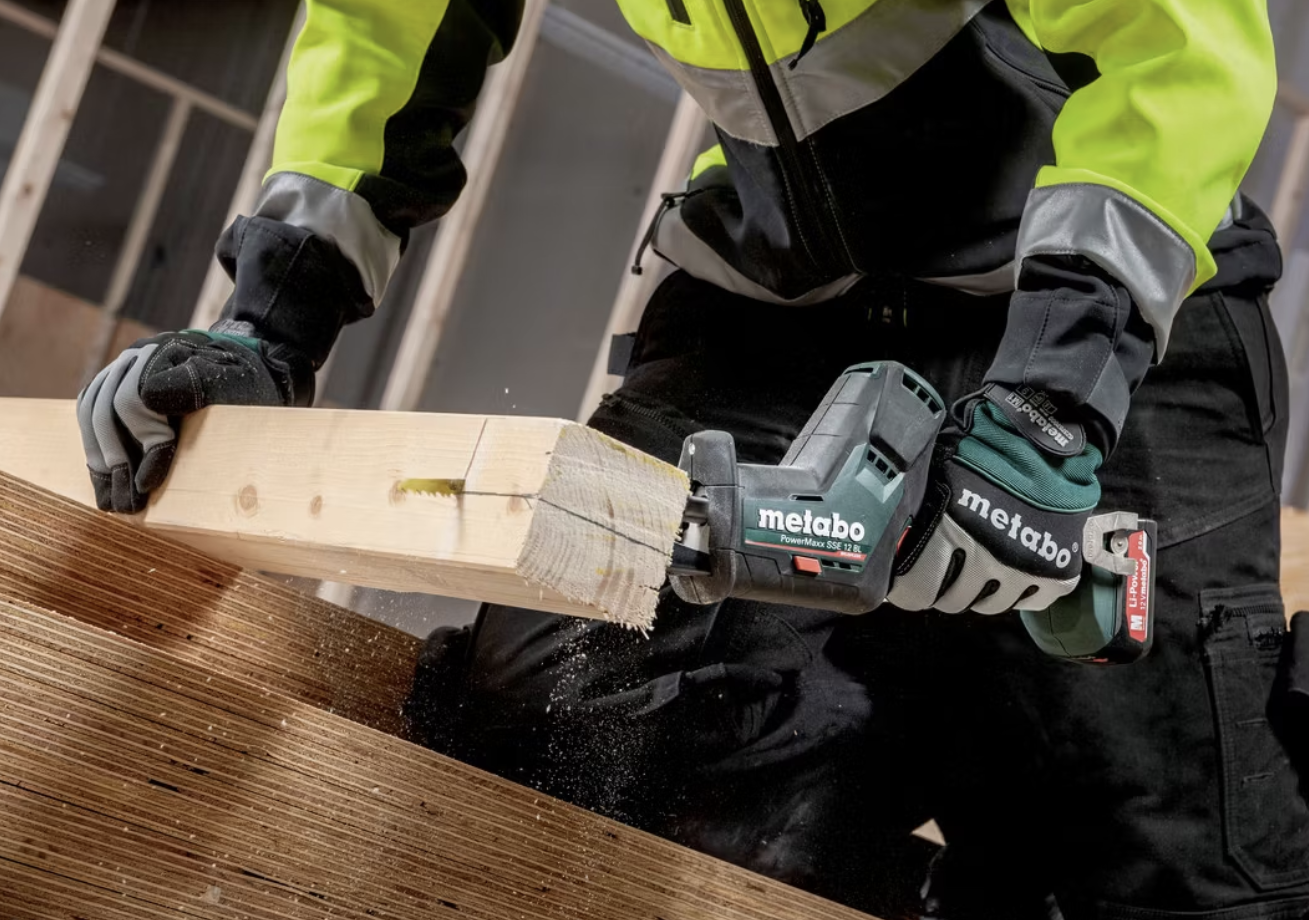 Metabo Powermaxx SSE 12V Brushless Accu Reciprocating Saw - compacte et légère - avec Metabox - vert