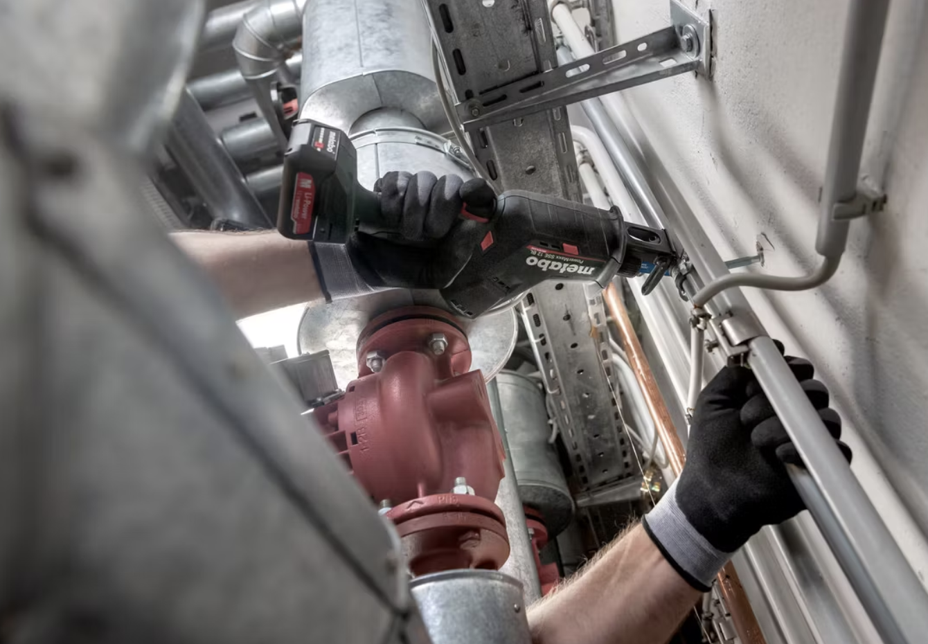 Metabo Powermaxx SSE 12V Brushless Accu Reciprocating Saw - compacte et légère - avec Metabox - vert