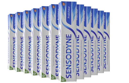 Sensodyne Daily Protection toothpaste 75 ml - 12 pack - pour dents sensibles