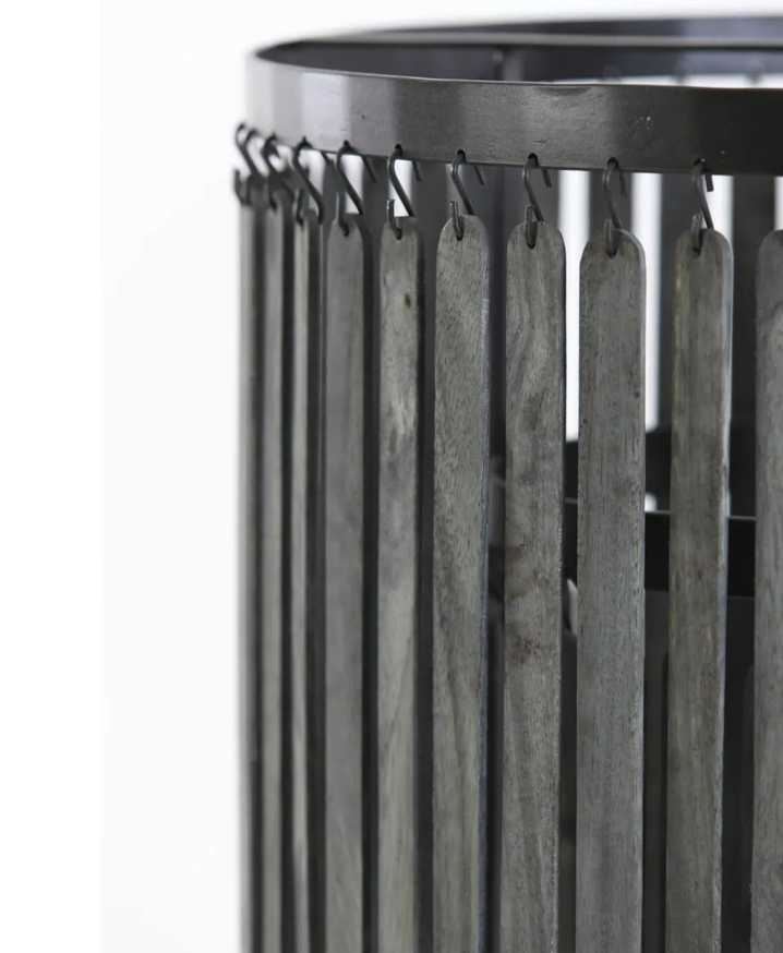 Light & Living GULARO Lampe pendante Ø45x43 cm - Bois et métal - Luminaire d'ambiance rurale