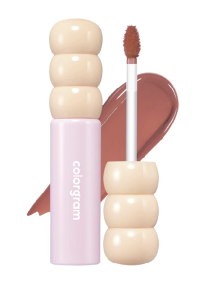 Colorgram Fruity Glass Tint 05 Sweet Persimmon - 3 g - Teinture brillante pour les lèvres - couleur kaki