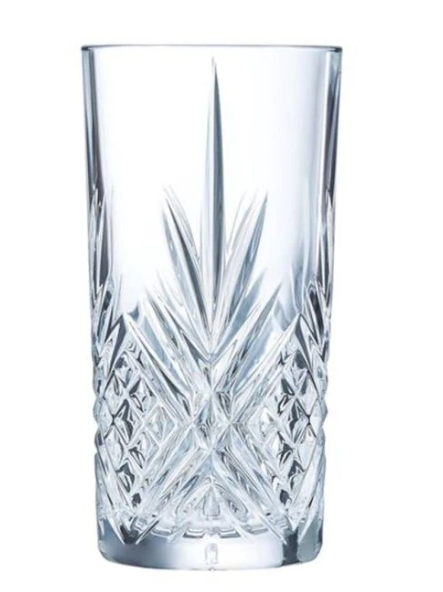 LUMINARC Verre à boire Eugène 38 cl - double paroi, verre transparent