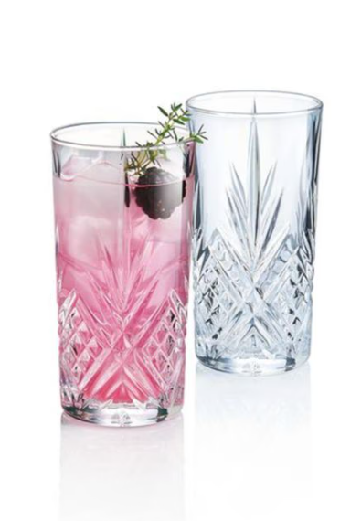 LUMINARC Verre à boire Eugène 38 cl - double paroi, verre transparent