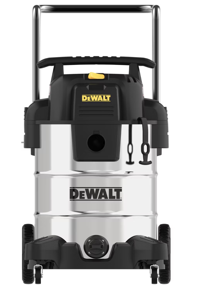 DeWalt 61L Stealthsonic aspirateur eau et poussière en acier inoxydable - 61 litres - acier inoxydable - 16.1 kg - 960 W