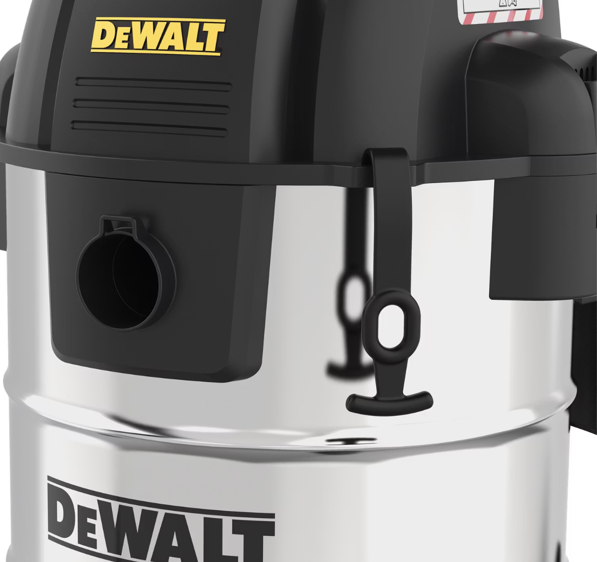 DeWalt 61L Stealthsonic aspirateur eau et poussière en acier inoxydable - 61 litres - acier inoxydable - 16.1 kg - 960 W