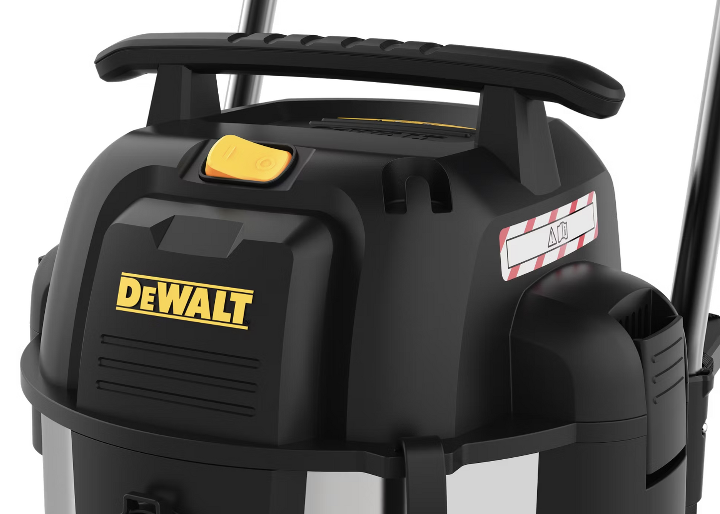 DeWalt 61L Stealthsonic aspirateur eau et poussière en acier inoxydable - 61 litres - acier inoxydable - 16.1 kg - 960 W