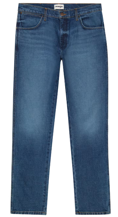 Wrangler River Jeans Hommes Raindrop W31/L32 - Coupe fuselée confortable, denim durable