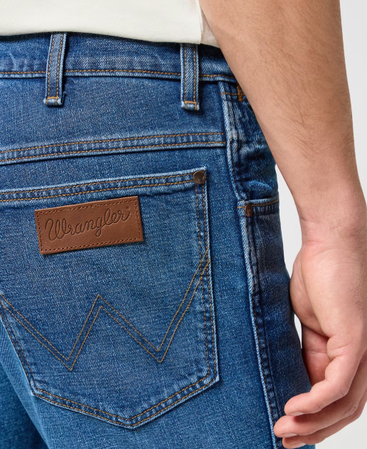 Wrangler River Jeans Hommes Raindrop W31/L32 - Coupe fuselée confortable, denim durable