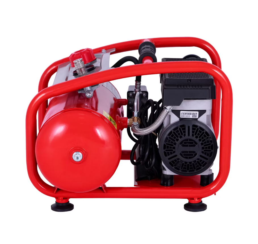 Ecomax - Compresseur d'air silencieux 11 L - 800 W - sans huile