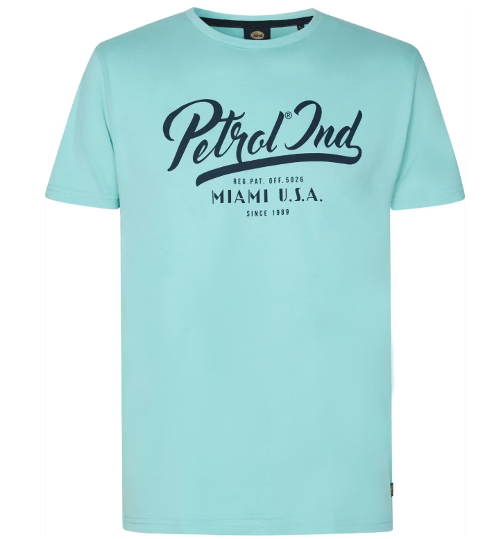 Petrol Industries Classic T-Shirt Homme - Lot de 3 - Blanc, Bleu & Marine - Taille S
