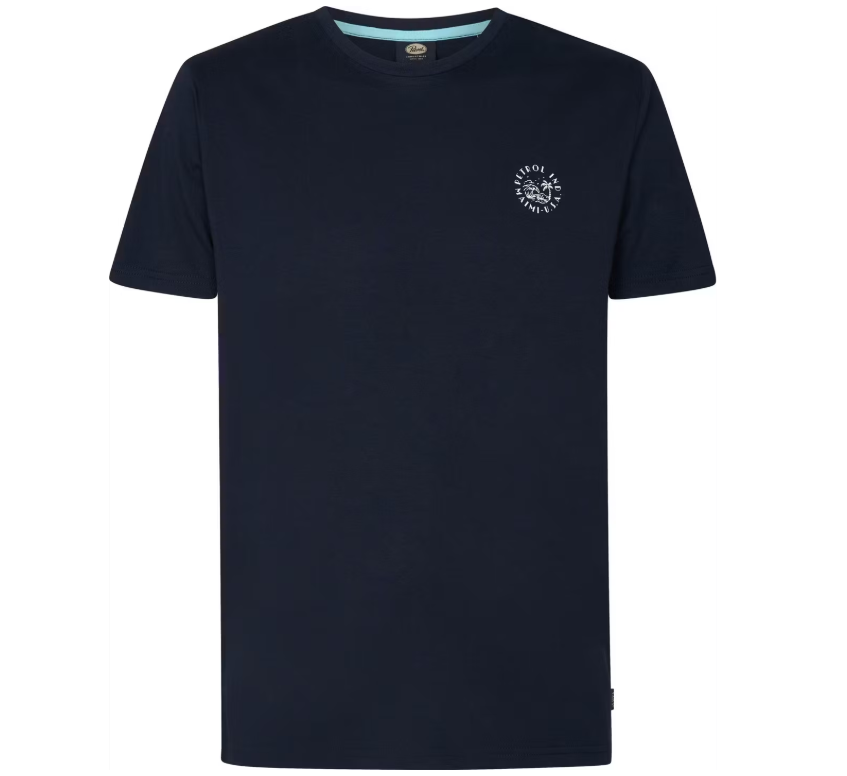 Petrol Industries Classic T-Shirt Homme - Lot de 3 - Blanc, Bleu & Marine - Taille S