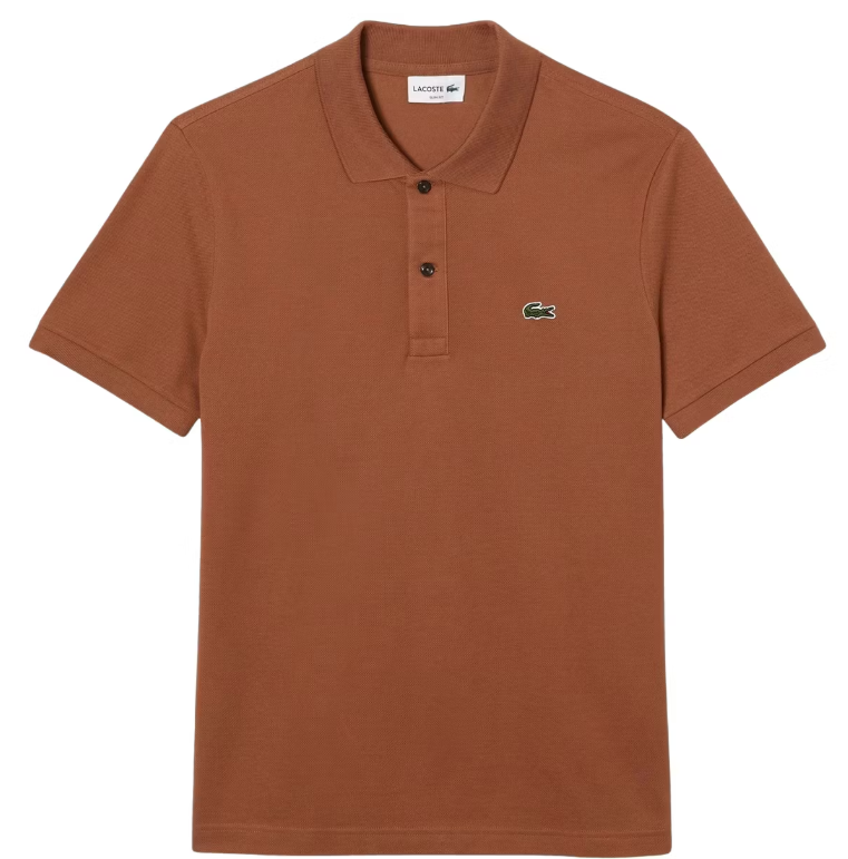 Lacoste Petit Piqué Polo Slim Fit - Marron - Taille FR 9 / US 4XL
