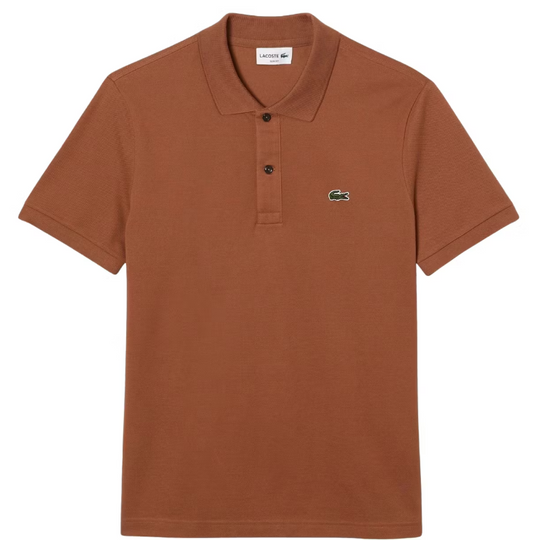 Lacoste Petit Piqué Polo Slim Fit - Marron - Taille FR 9 / US 4XL