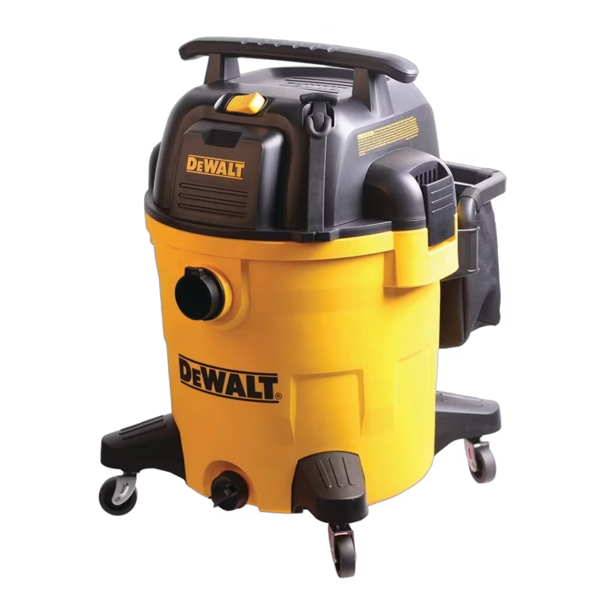 DeWalt - Aspirateur eau et poussière Stealthsonic - 45 l et 960 W - équipé d'un système de réduction du bruit Stealthsonic et d'un filtre à cartouche lavable - pour les chantiers et les ateliers - Polycarbonate jaune