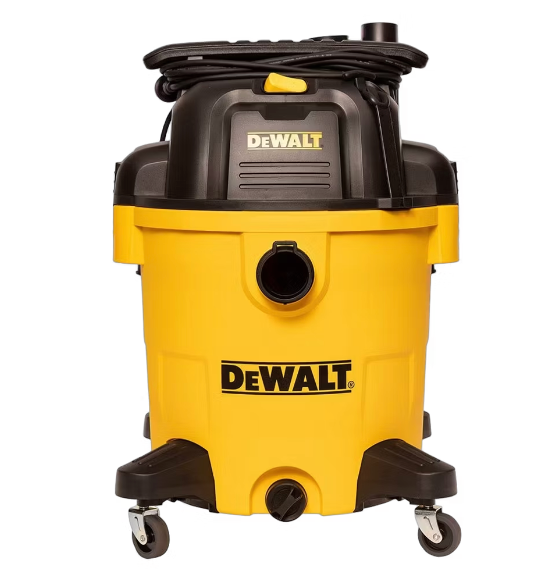DeWalt - Aspirateur eau et poussière Stealthsonic - 45 l et 960 W - équipé d'un système de réduction du bruit Stealthsonic et d'un filtre à cartouche lavable - pour les chantiers et les ateliers - Polycarbonate jaune