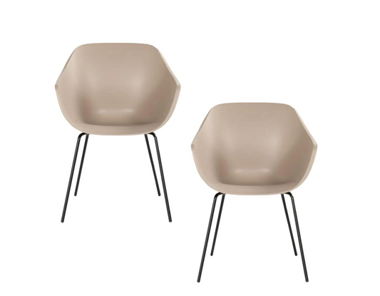 Hartman Chaise de salle à manger Julia - Lot de 2 - Sable