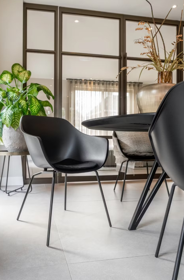 Hartman Chaise de salle à manger Julia - Lot de 2 - Noir