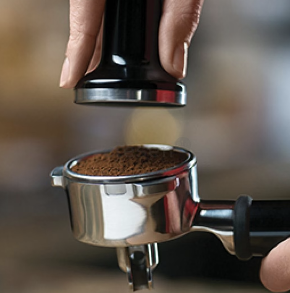 Sage The Barista Pro SES878 - Machine à espresso avec moulin à café - sel de mer acier inoxydable