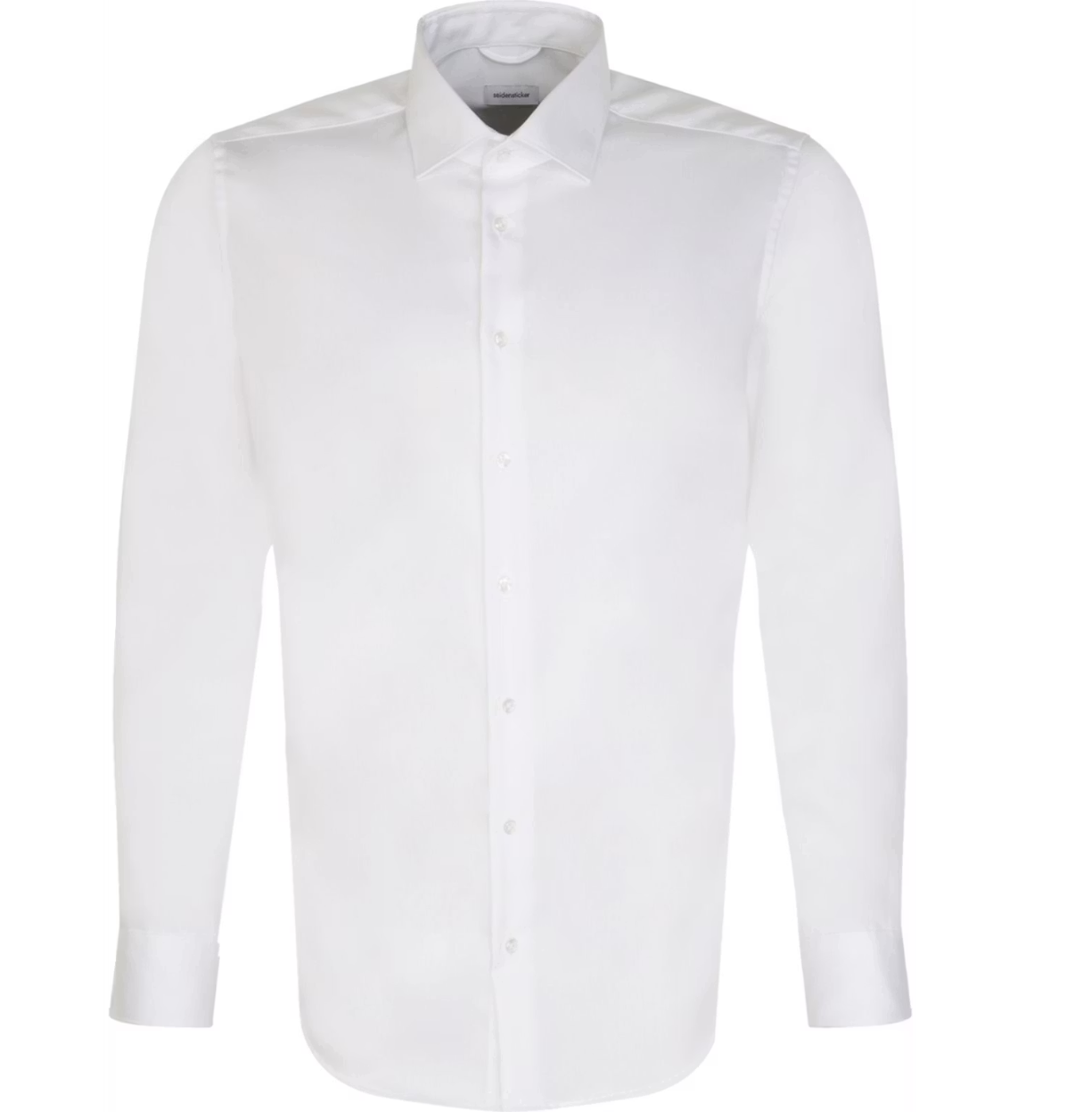 Seidensticker Business Shirt Men | 100% Cotton | New Kent Collar | Slim Fit ou Regular Fit | White