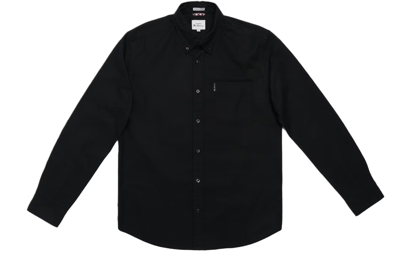 Ben Sherman Signature Oxford Shirt Men | Size S | Black | 100% Organic Cotton