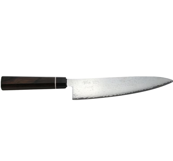 Suncraft Senzo Black Couteau de chef - 21 cm - Acier Damas Japonais