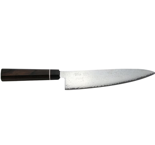 Suncraft Senzo Black Couteau de chef - 21 cm - Acier Damas Japonais