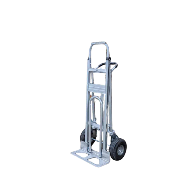 Westerholt Aluminium Multifunctional Trolley 3-in-1 - Capacité de charge de 300 kg - Transformable en chariot de transport - Pneus et roulettes pneumatiques