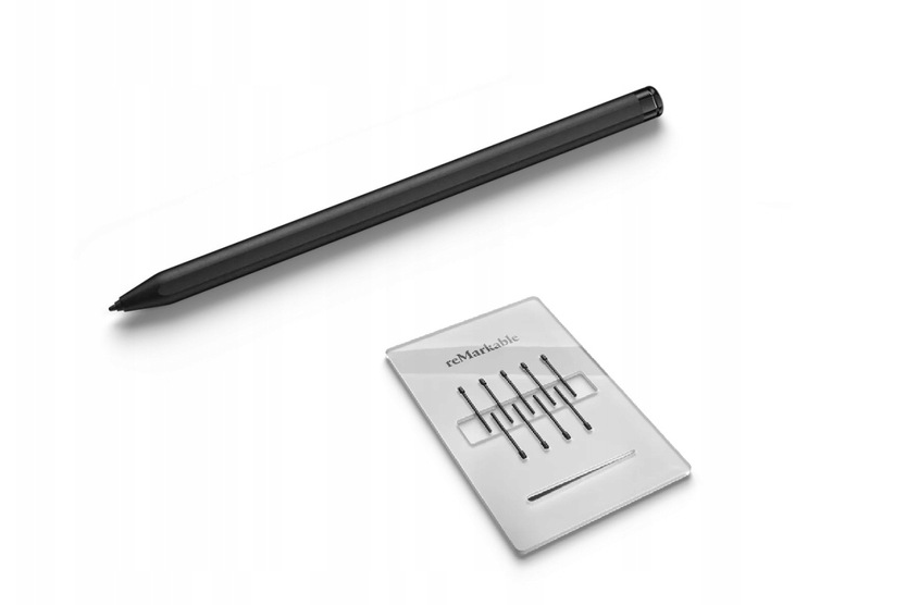 reMarkable Marker Plus stylet noir - avec gomme - stylo EMR - 4096 niveaux de pression - 9 pointes remplaçables incluses