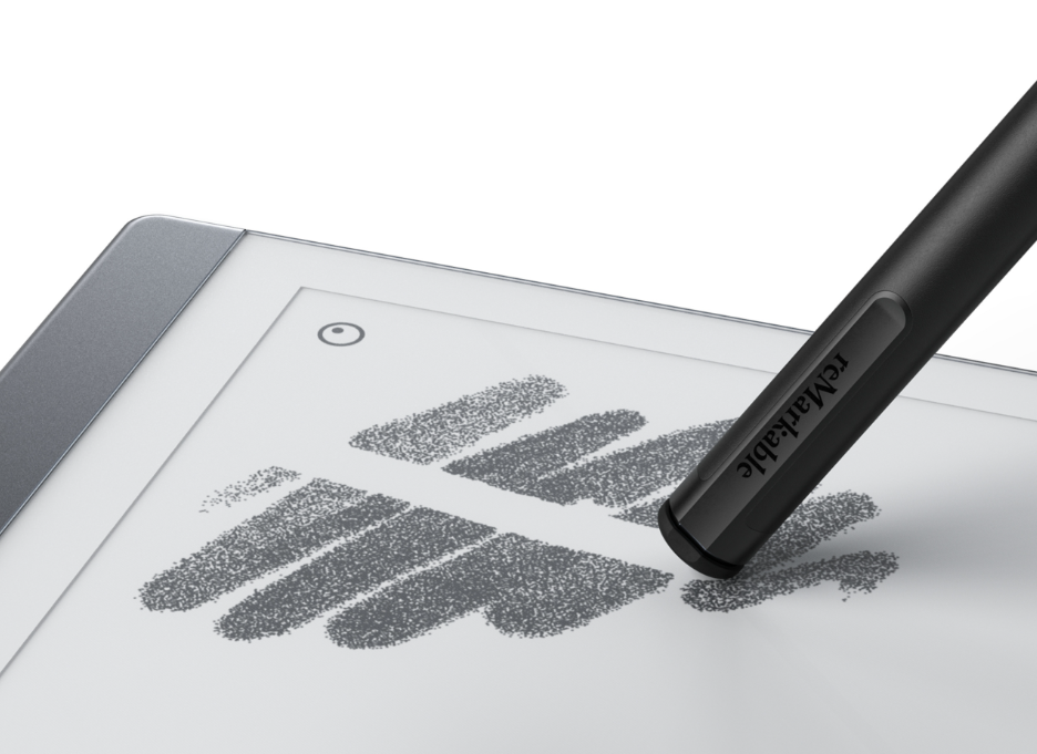 reMarkable Marker Plus stylet noir - avec gomme - stylo EMR - 4096 niveaux de pression - 9 pointes remplaçables incluses