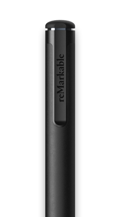 reMarkable Marker Plus stylet noir - avec gomme - stylo EMR - 4096 niveaux de pression - 9 pointes remplaçables incluses