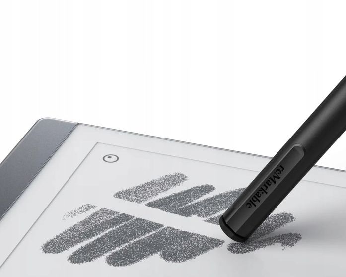 reMarkable Marker Plus stylet noir - avec gomme - stylo EMR - 4096 niveaux de pression - 9 pointes remplaçables incluses
