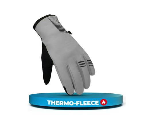 Mivelo Winter Gloves - Wind & Waterproof - Warm - Touchscreen & Anti-slip - Fully Reflective - Size M