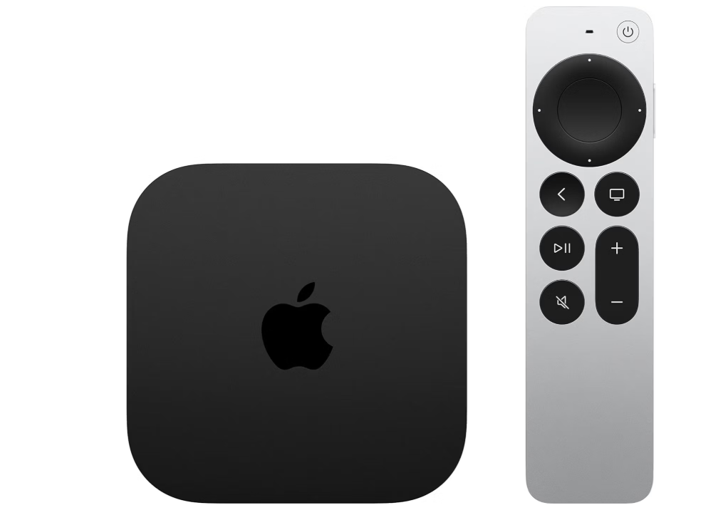 Apple TV 4K (3e génération) - 64 Go - WiFi - Dolby Vision et Dolby Atmos - Télécommande Siri