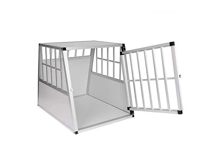 Eugad 0048HT boîte de transport pour chiens en aluminium - boîte de transport XL - voyage en toute sécurité pour les grands chiens