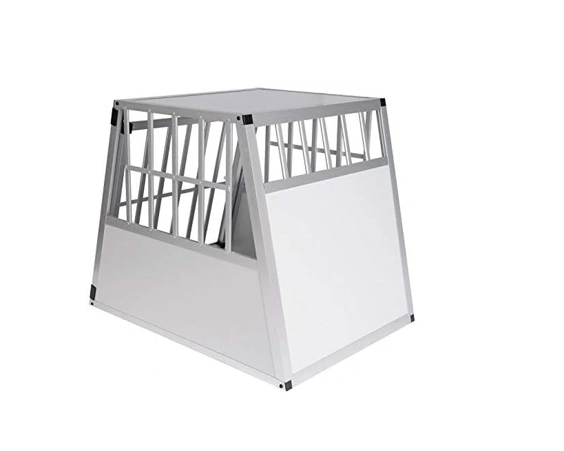 Eugad 0048HT boîte de transport pour chiens en aluminium - boîte de transport XL - voyage en toute sécurité pour les grands chiens