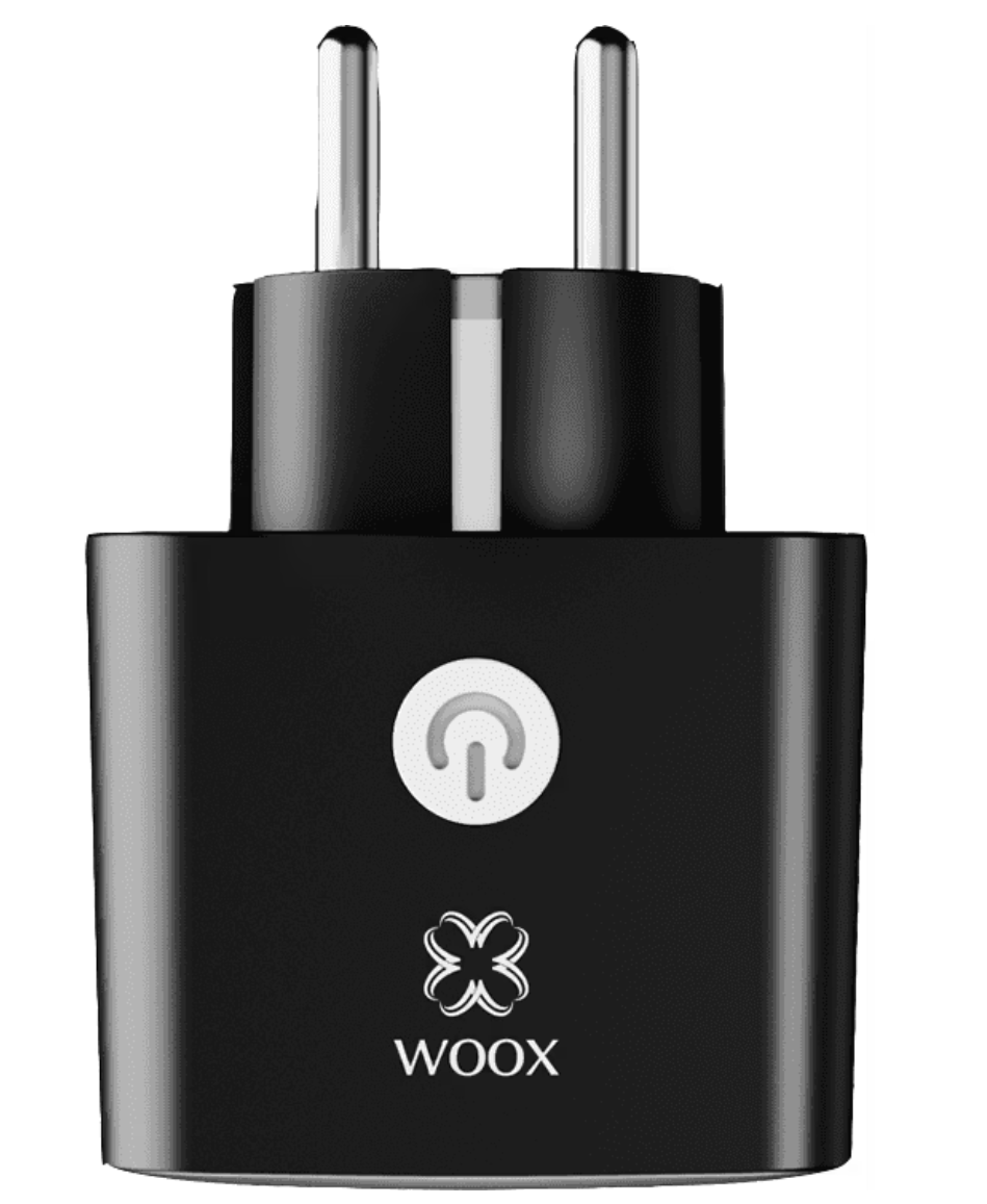 Woox R6169 Wifi & Matter Smart Plug 2-pack - Noir - 55 x 55 x 84 mm