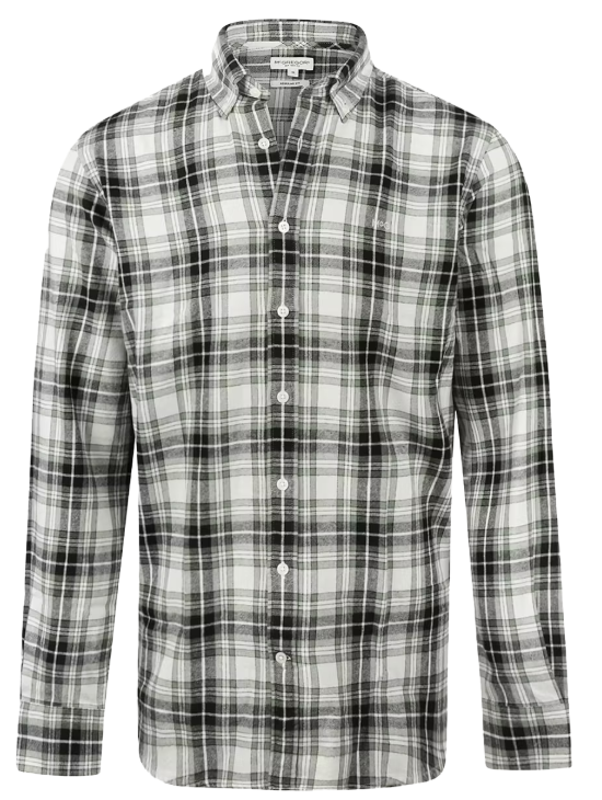 McGregor Flannel Shirt Winter Sage Checkered Green/Grey/White - XL