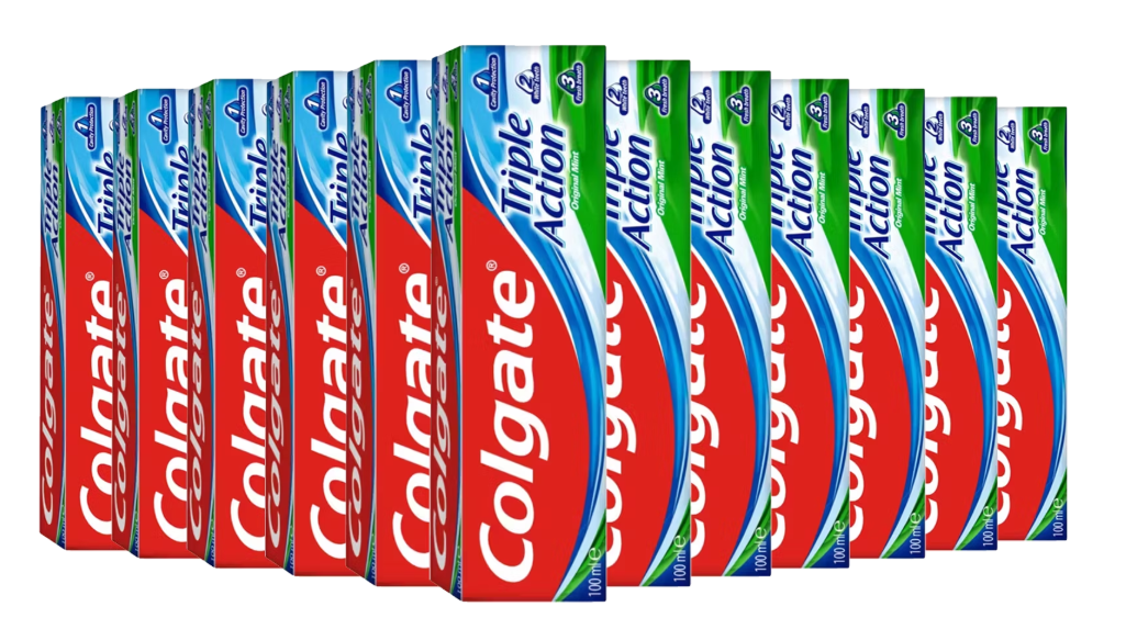 colgate Triple Action - 12 x 100 ml - dentifrice