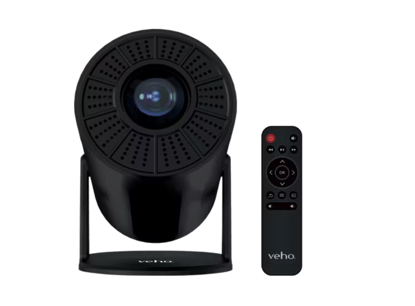 Veho Quda FX Portable Smart Projector - 90 x 90 x 193 mm - Noir