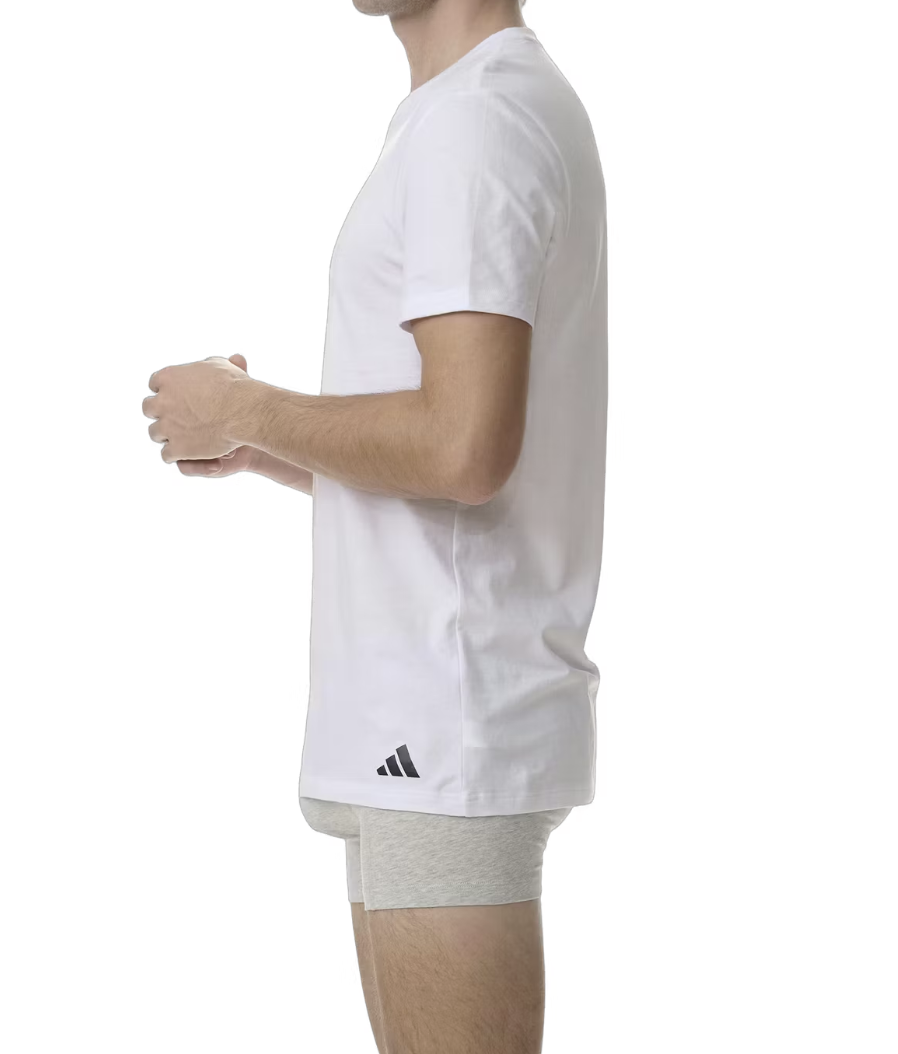 Adidas Basic T-Shirt 3x taille L Assortie 4AM012-908-L V-neck - 3PK Adidas