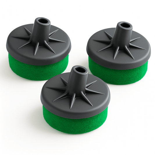techweise Extra set de 3 tampons à récurer TS1 - set de remplacement pour nettoyeur à vapeur - nettoyage intensif