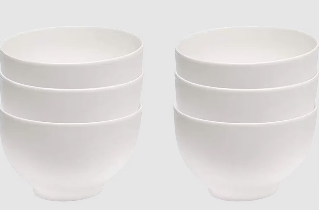 Vivo by Villeroy & Boch Bol blanc basique - 6 pièces - Blanc
