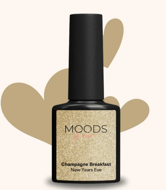 Vernis à Ongles - Moods Gellac - 15ml - Doré paillettes