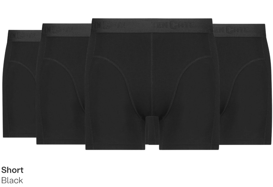 Set de 2 caleçons Ten Cate - taille M - Noir iris