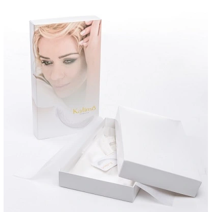 Robe de chambre Flores en viscose écru 2XL robe de chambre légère pour elle XXL