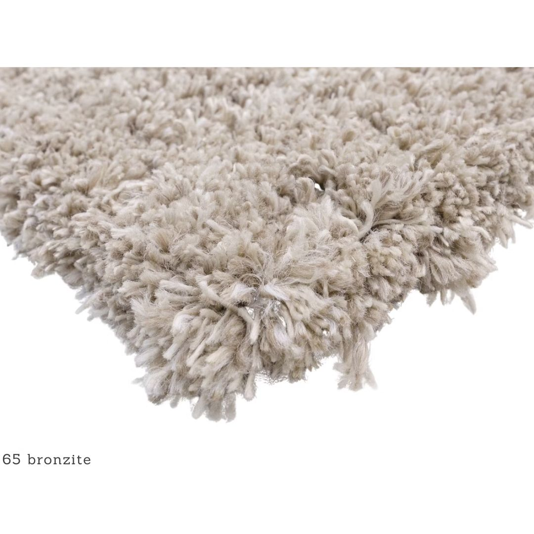 Tapis - Flair Minerals Wolmix naturel 180x180 - Fait à la main et durable - beige
