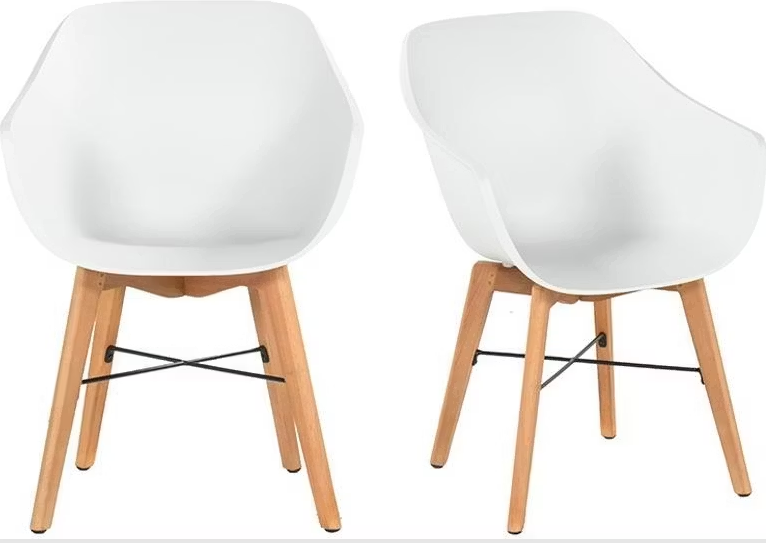 2x Hartman Iris Chair | Natural White