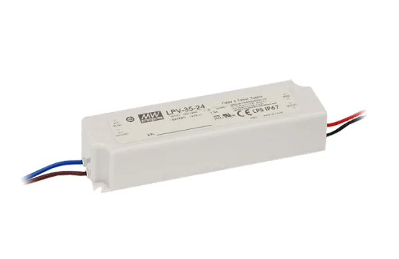 Driver LED MEAN WELL, sortie 24V, sortie 36W, sortie 1.5A, tension constante